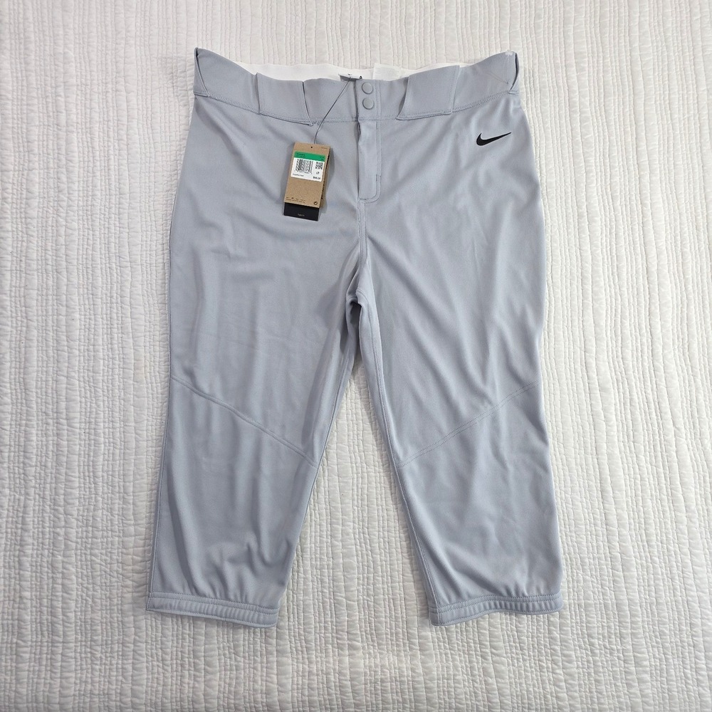Nike Vapor Select 2 Women's‎ Softball Pants Gray Grey XL HF7745-052 NEW NWT